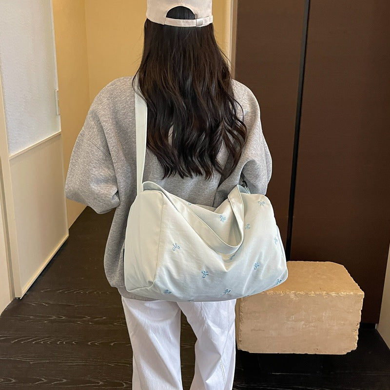 Stylish Embroidered Sports Duffle Bag — product view 2