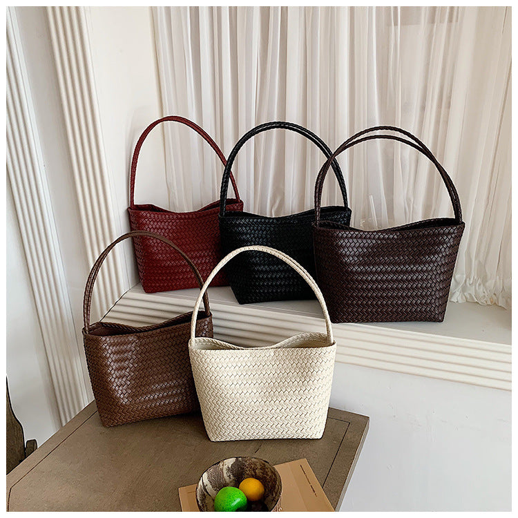 Woven Texture Tote Bag — product view 2