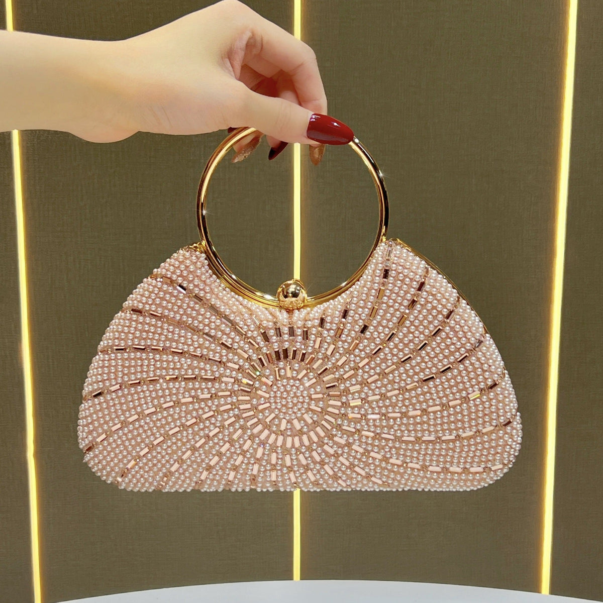 Decorative Beaded Evening Handbag — product view 1