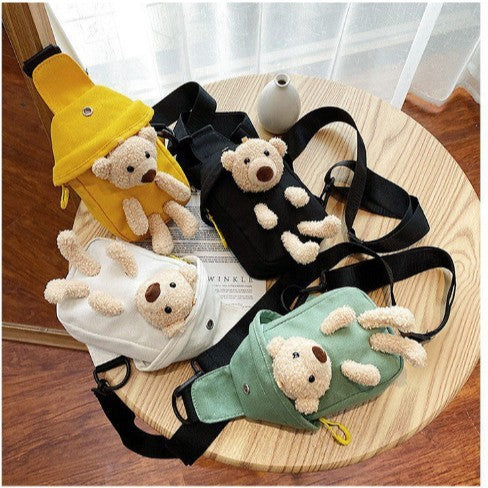Cute Animal-Themed Plush Sling Bag LoungeYard — product view 2
