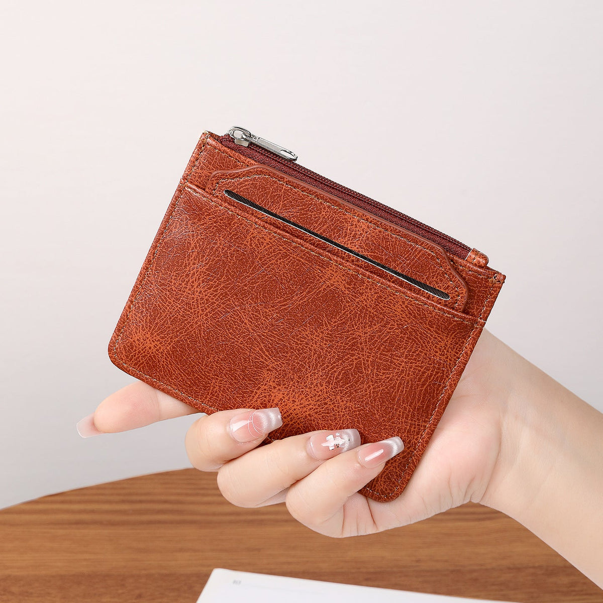 Slim Leather Cardholder — product view 1
