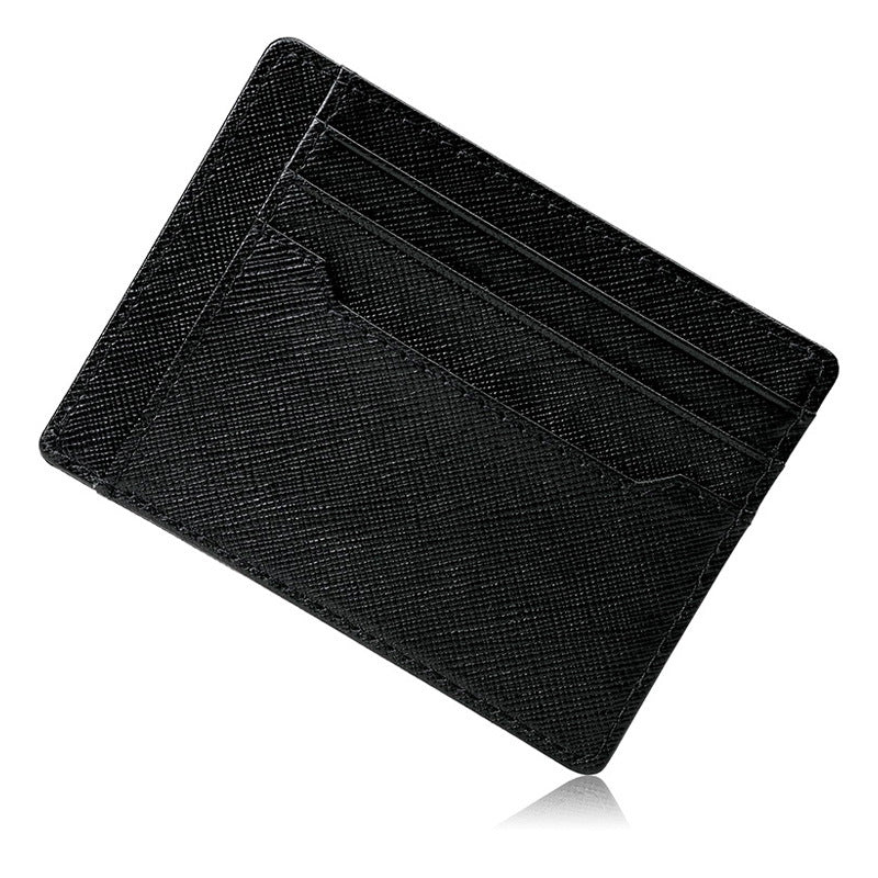Textured Leather Card Holder LoungeYard — product view 2