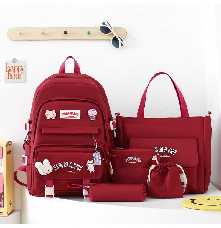 Multi-Compartment School Backpack LoungeYard — product view 3