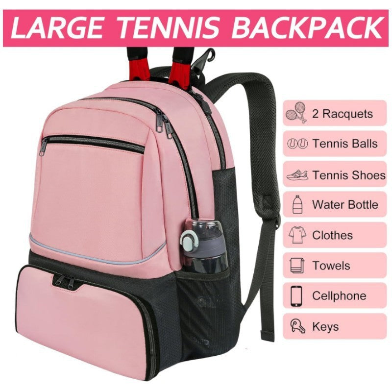 Multi-Compartment Sports Backpack with Shoe Storage LoungeYard — product view 3