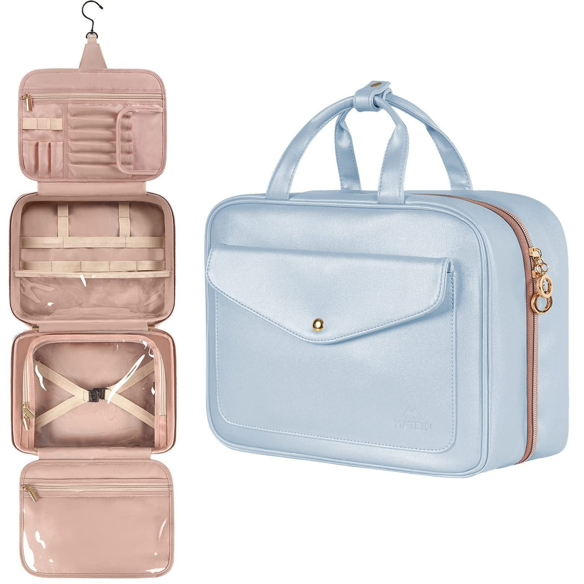 Cosmetic organizer bag with removable compartments LoungeYard — product view 6