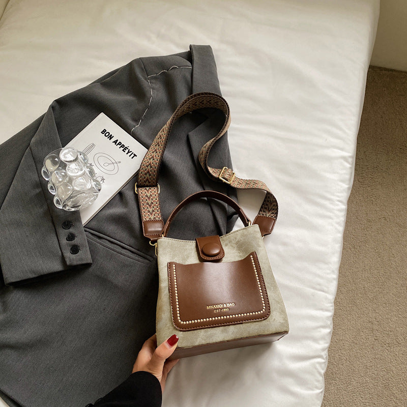 Chic Structured Mini Bucket Bag LoungeYard — product view 7