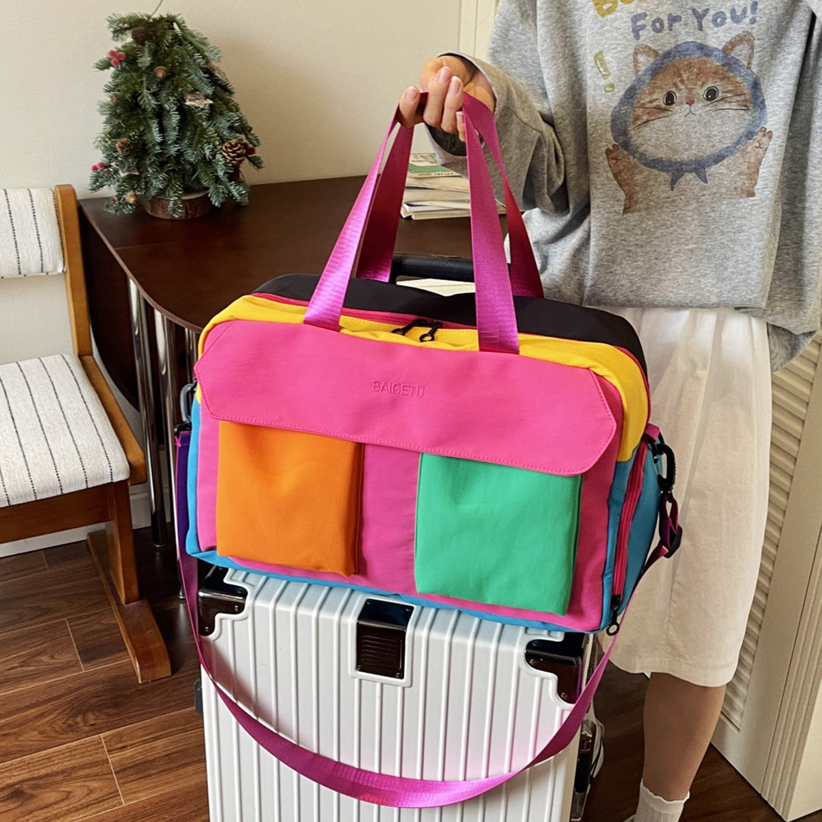 Colorful Travel Duffle LoungeYard — product view 3