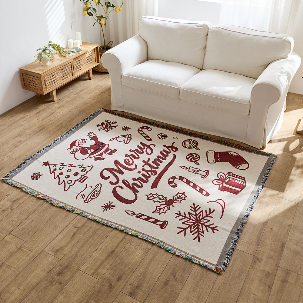 Festive Holiday-Themed Throw Blanket — product view 2