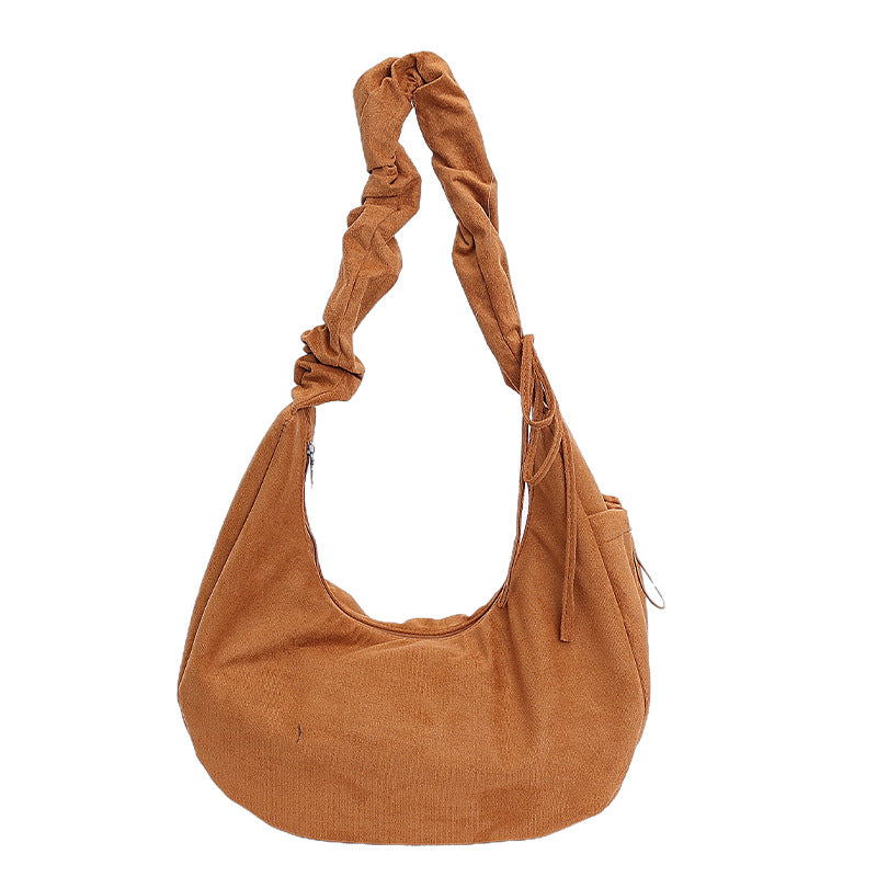 Fashionable Twisted Handle Sling Bag — product view 1
