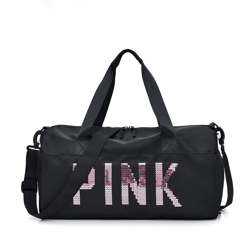 Multifunctional Sports Bag with Shiny Sequin Design LoungeYard — product view 5