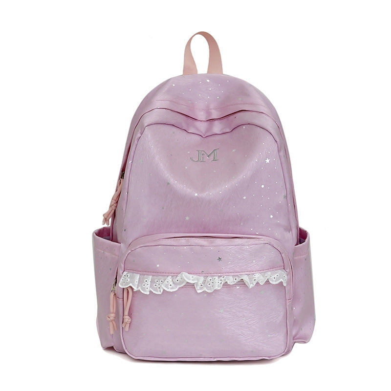 Stylish Star-Embellished Backpack — product view 1