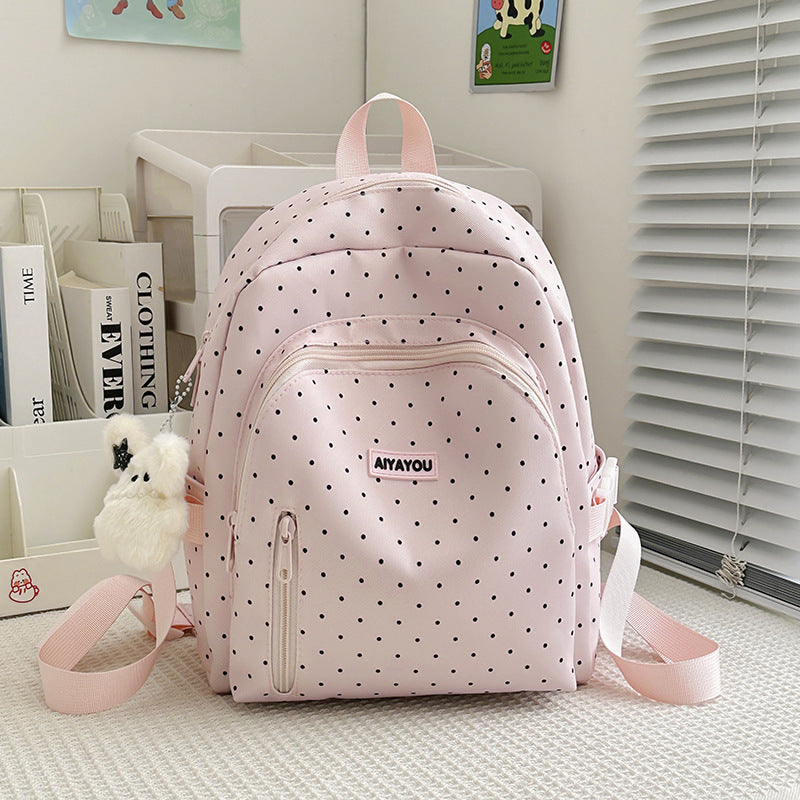 Charming Polka Dot Backpack — product view 1