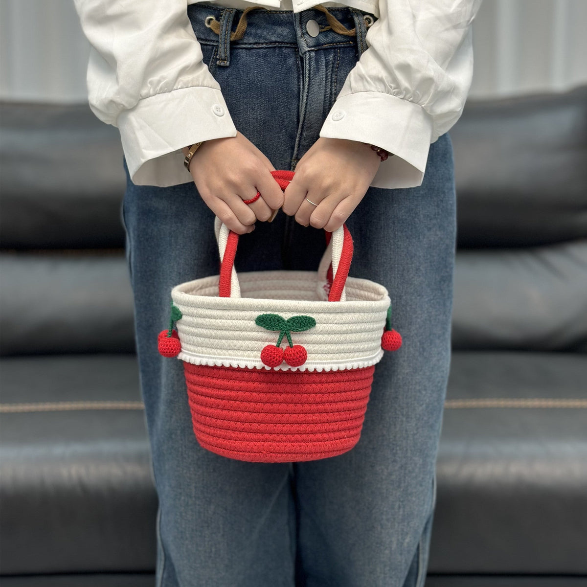 Handmade basket bag LoungeYard — product view 1