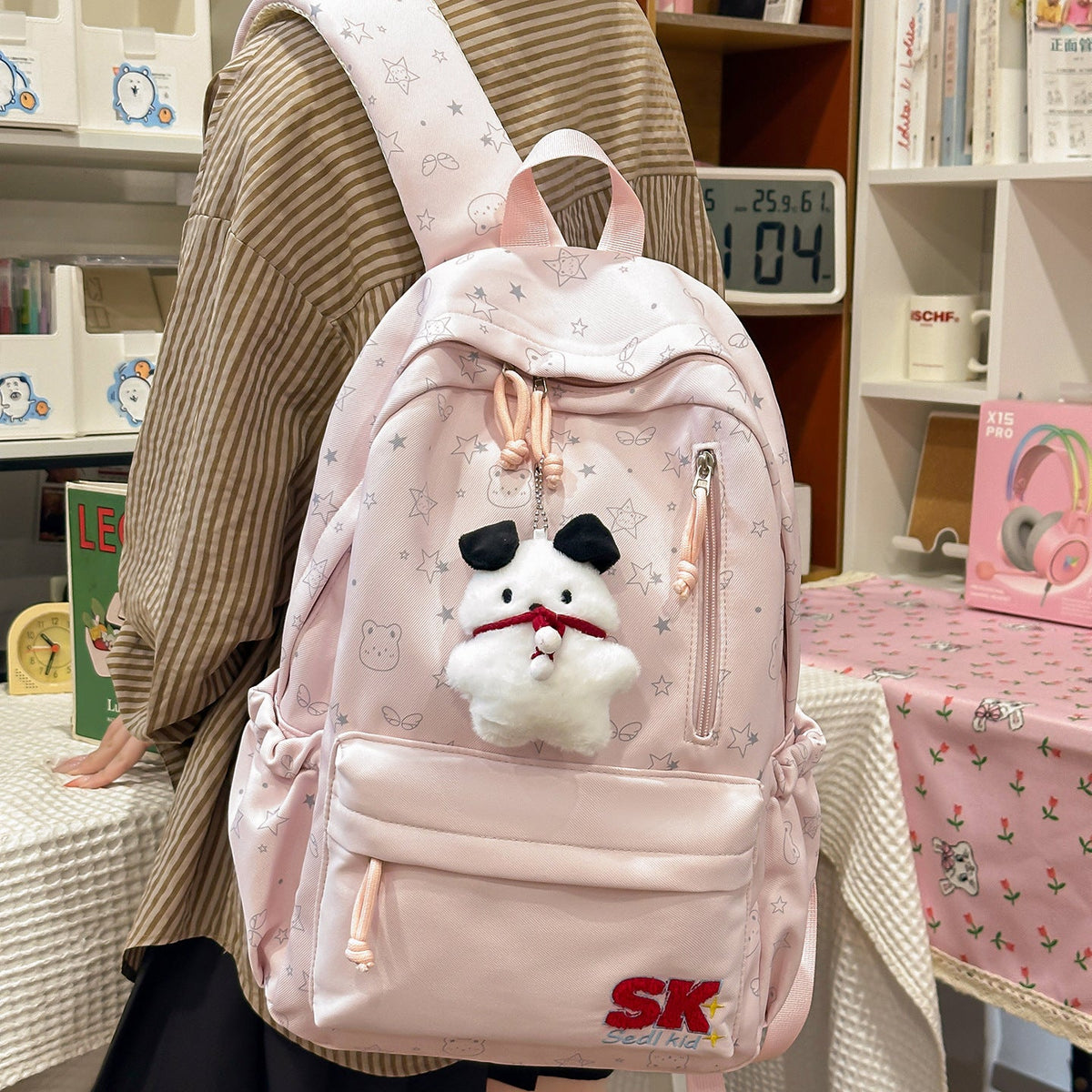 Illustrated Character-Themed Backpack LoungeYard — product view 3