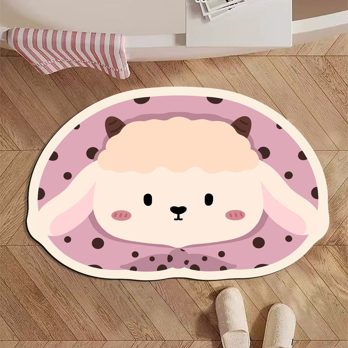 Panda-Themed Charming Bath Mat — product view 7