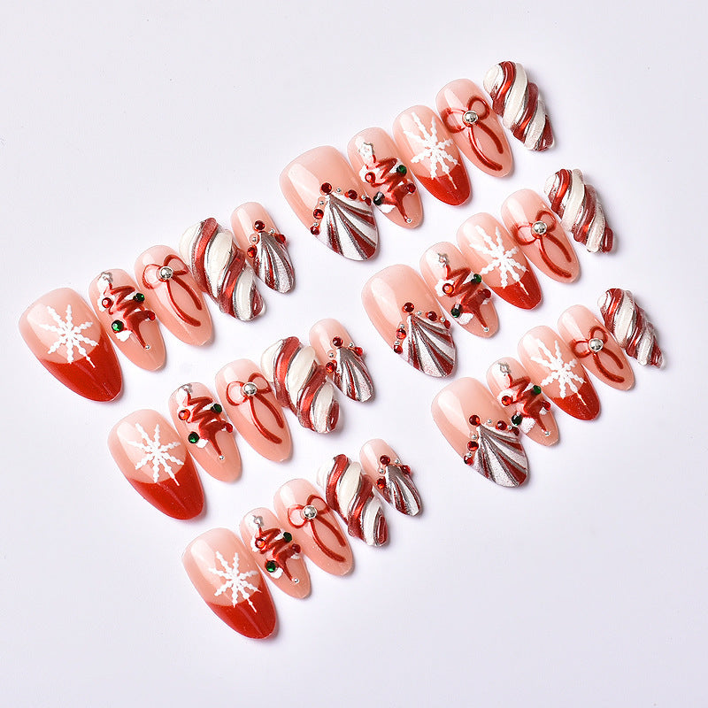 Premium Festive Themed Press-On Nail Set — product view 4