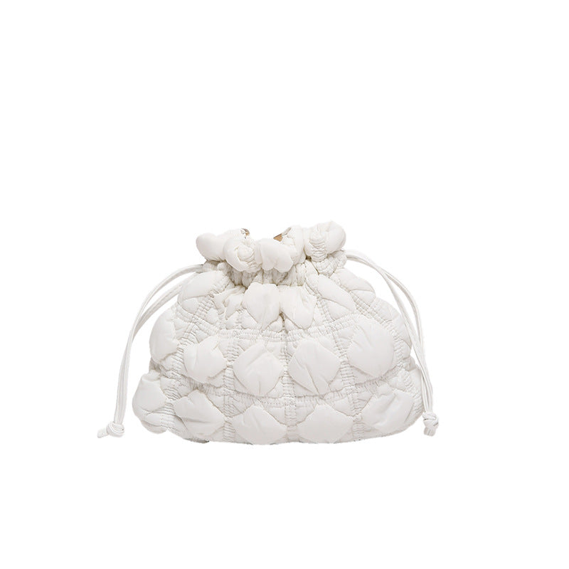 Quilted Drawstring Handbag — product view 7