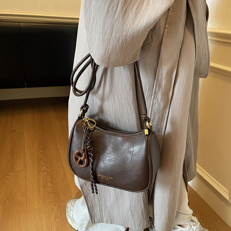 Chic Leather Shoulder Bag LoungeYard — product view 2