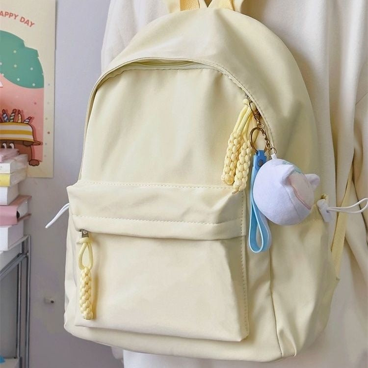 Fashionable Textured Backpack LoungeYard — product view 6