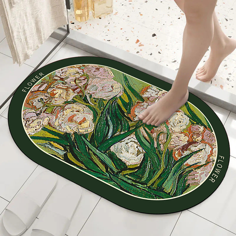 Artistic Ocean Scene Bath Mat — product view 7