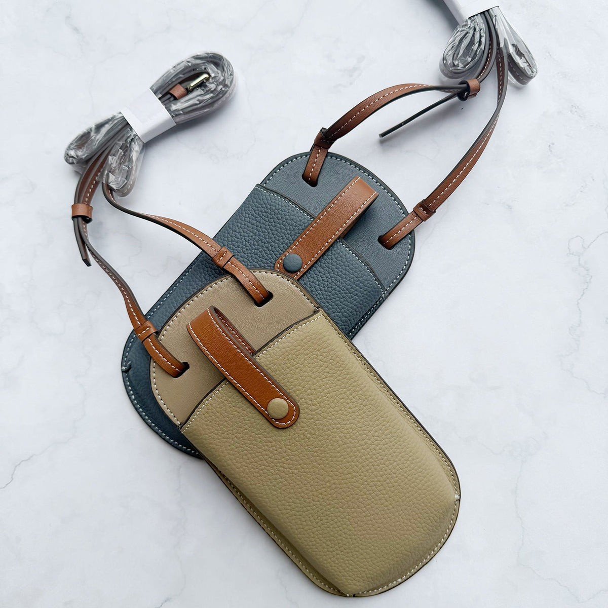 Leather Crossbody Phone Pouch LoungeYard — product view 4