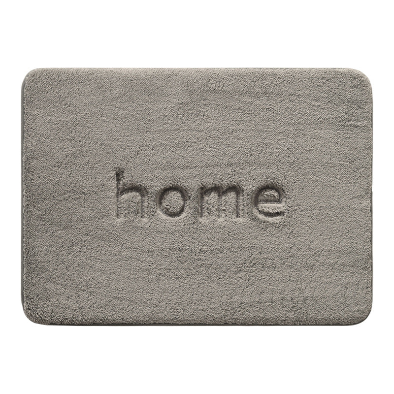 Plush Bathroom Rug with Home Design Bowlift — product view 2