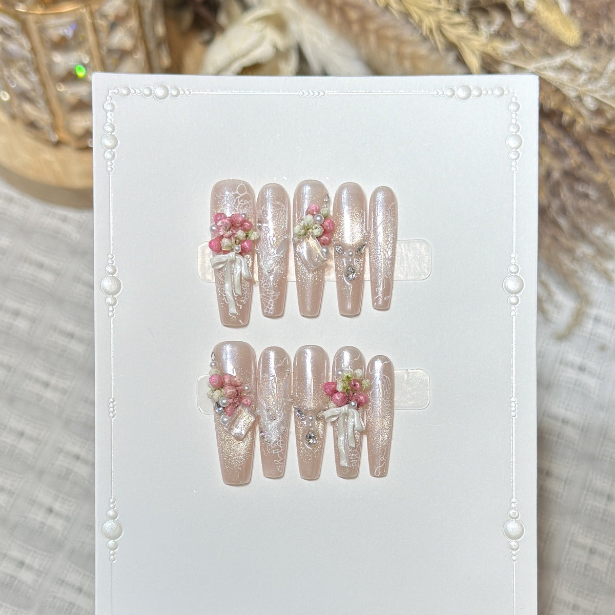 Floral Artisan Press-On Nail Set — product view 3