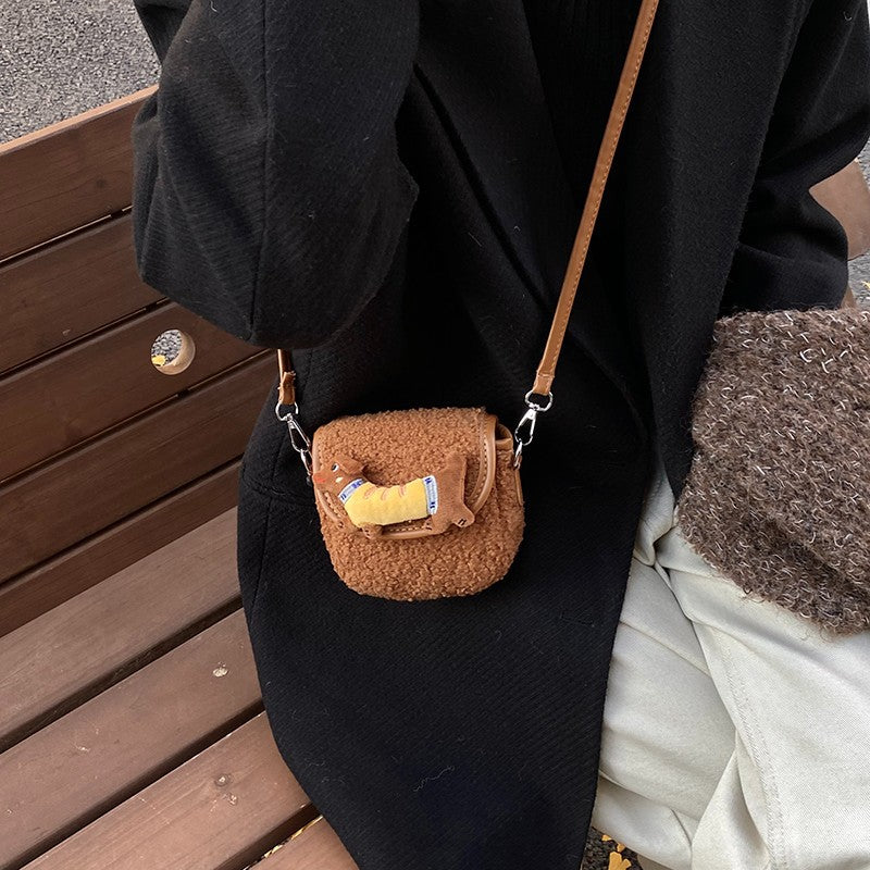 Playful Plush Shoulder Bag LoungeYard — product view 2