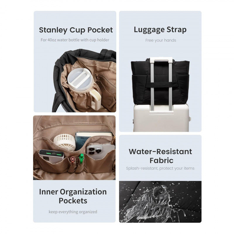 Stylish and Padded Tote Bag LoungeYard — product view 5