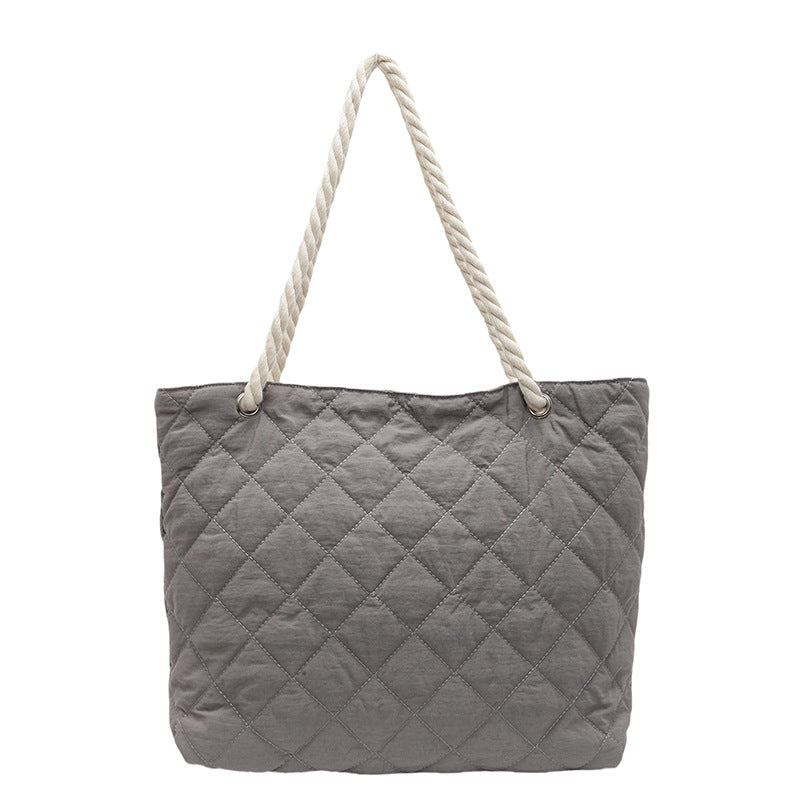 Quilted Beach Tote Bag — product view 3