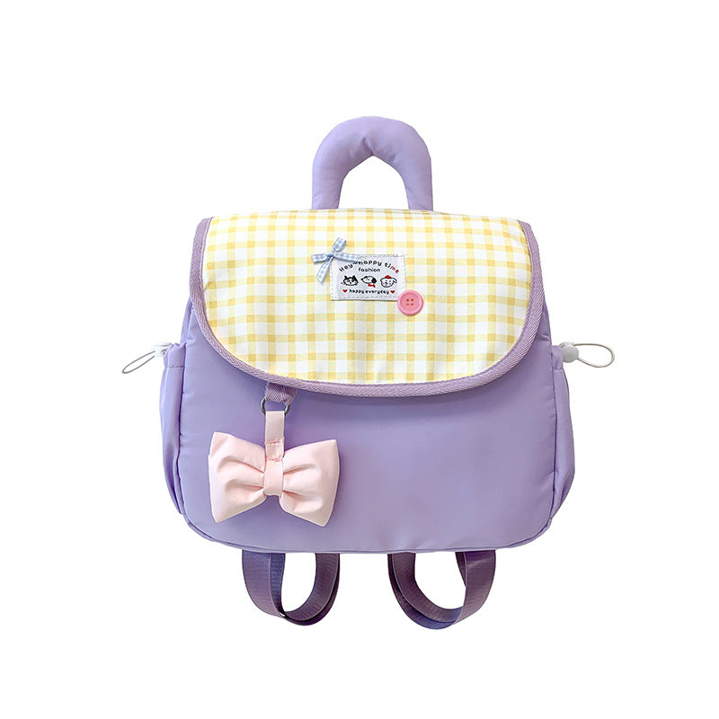 Cute Heart-Print Mini Backpack LoungeYard — product view 7