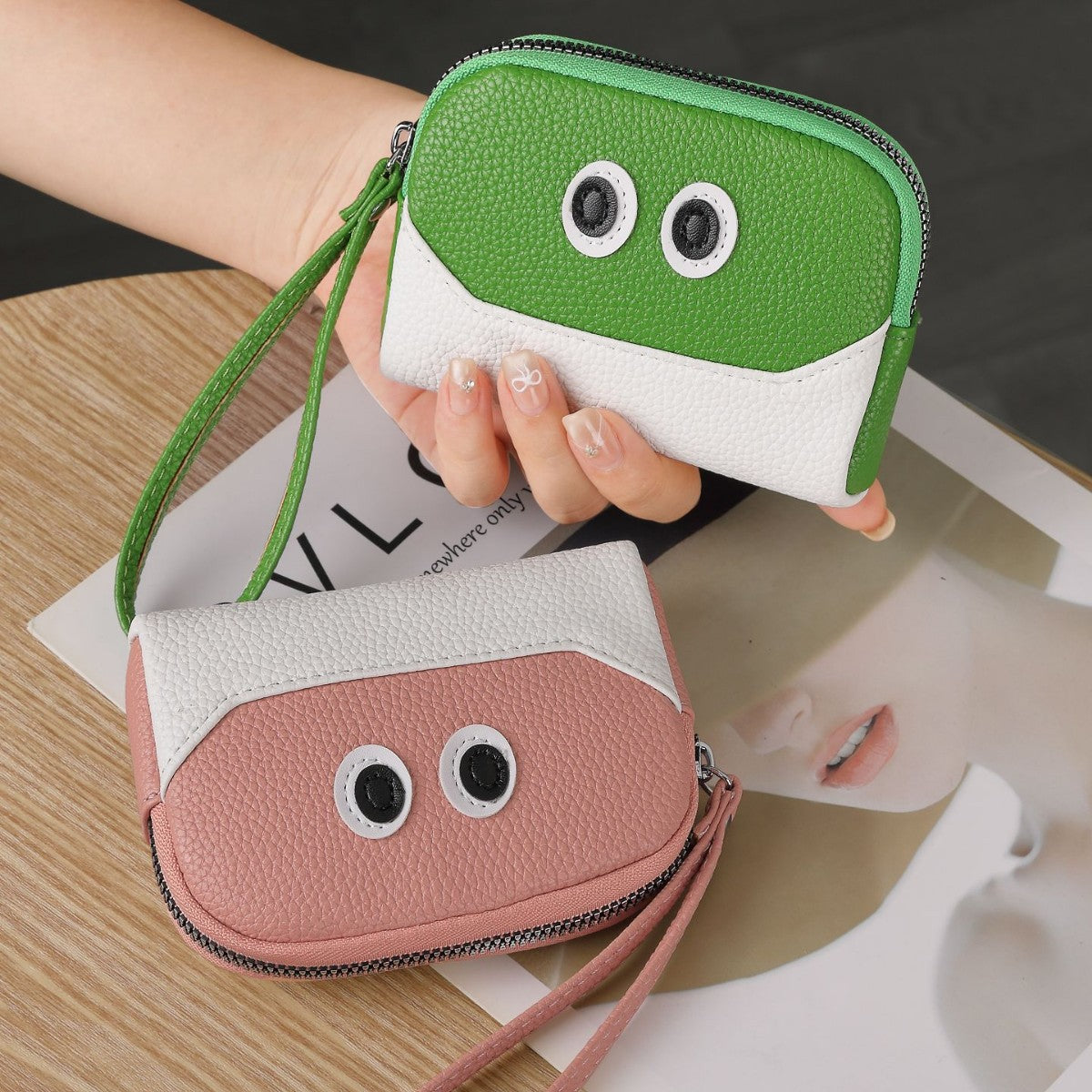 Fun Character Zippered Coin Pouch — product view 7
