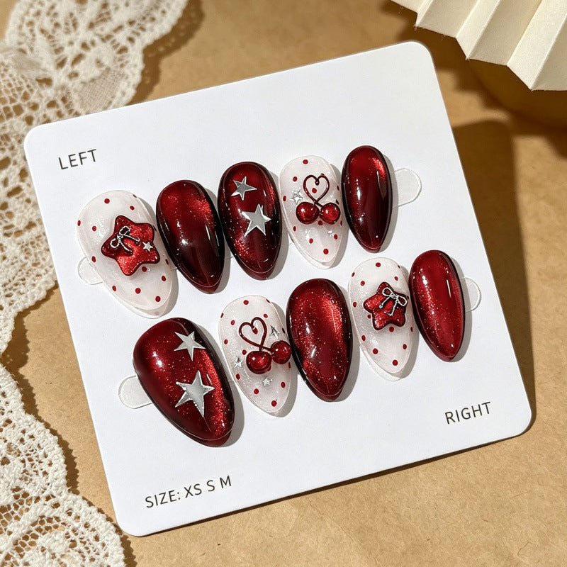 Metallic Artistic Press-On Nail Set — product view 1