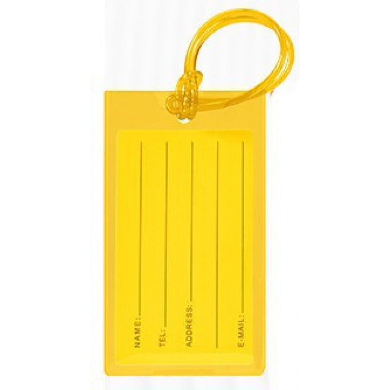 Silicone Luggage ID Tag with Writable Info Panel and Flexible Loop Strap LoungeYard — product view 6