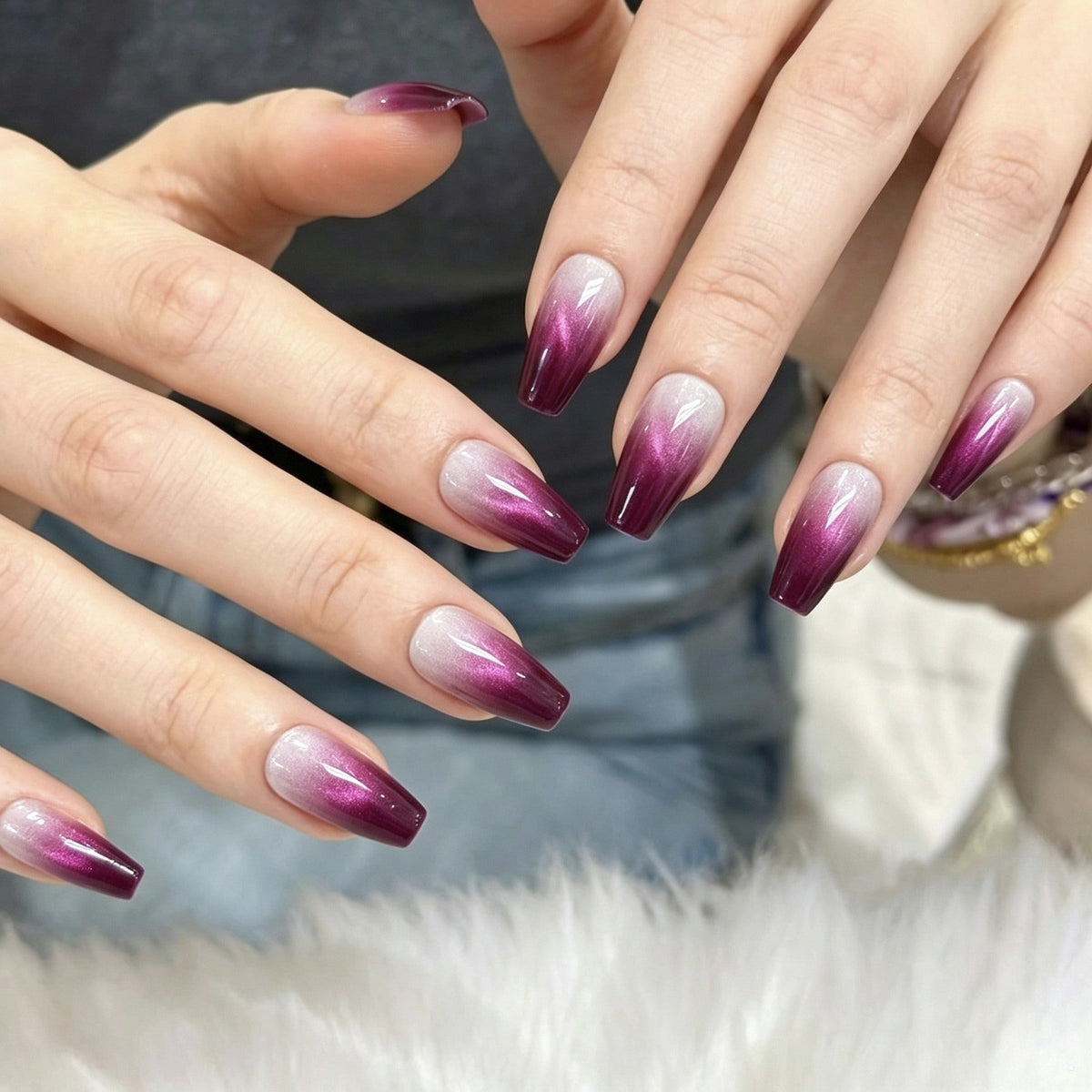 Ombre Gradient Press-On Nails Set — product view 1
