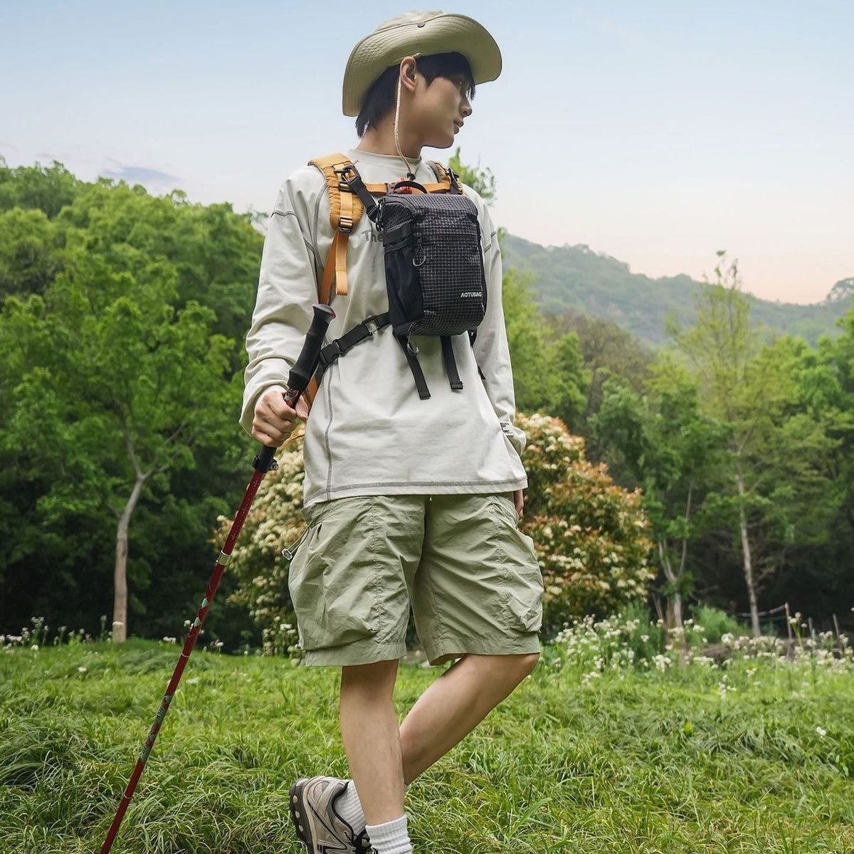 Versatile Compact Travel Backpack LoungeYard — product view 3
