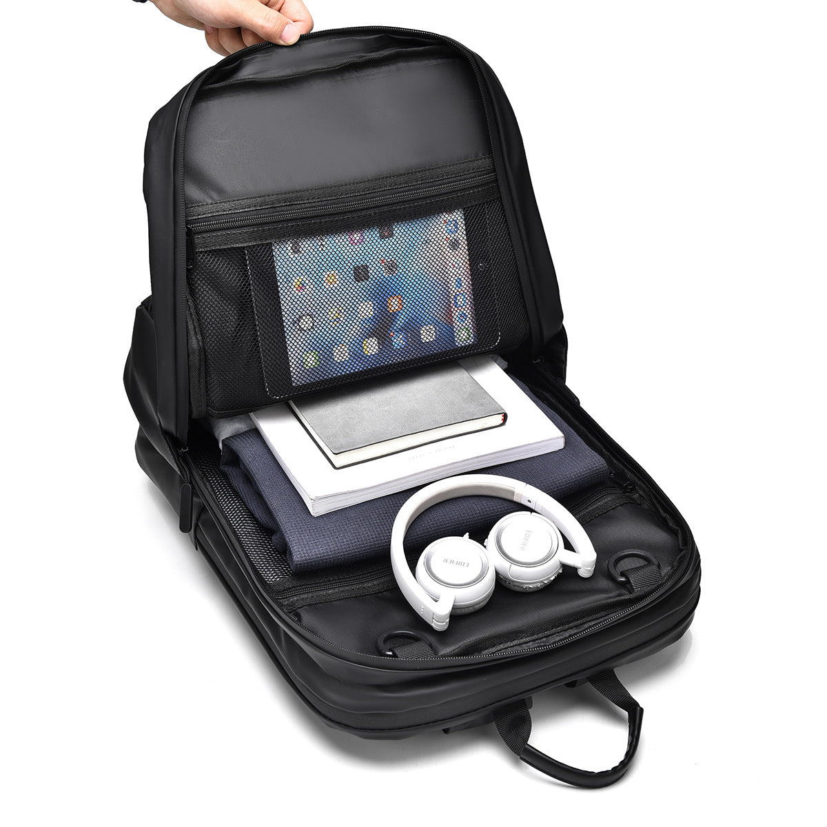 Sleek Urban Functional Backpack LoungeYard — product view 4