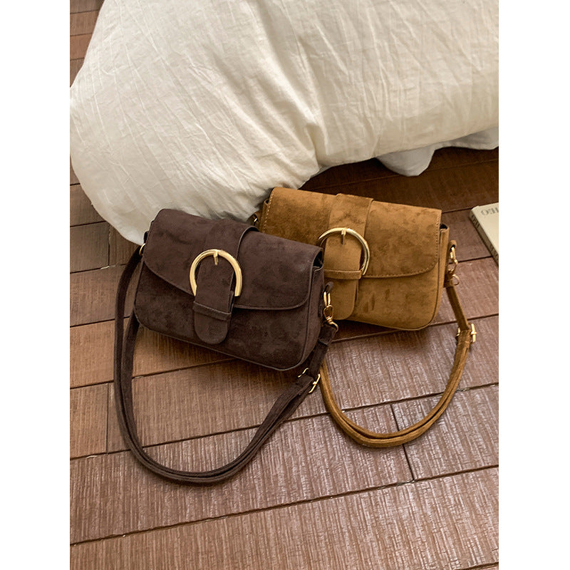 Elegant Suede Crossbody Purse — product view 2