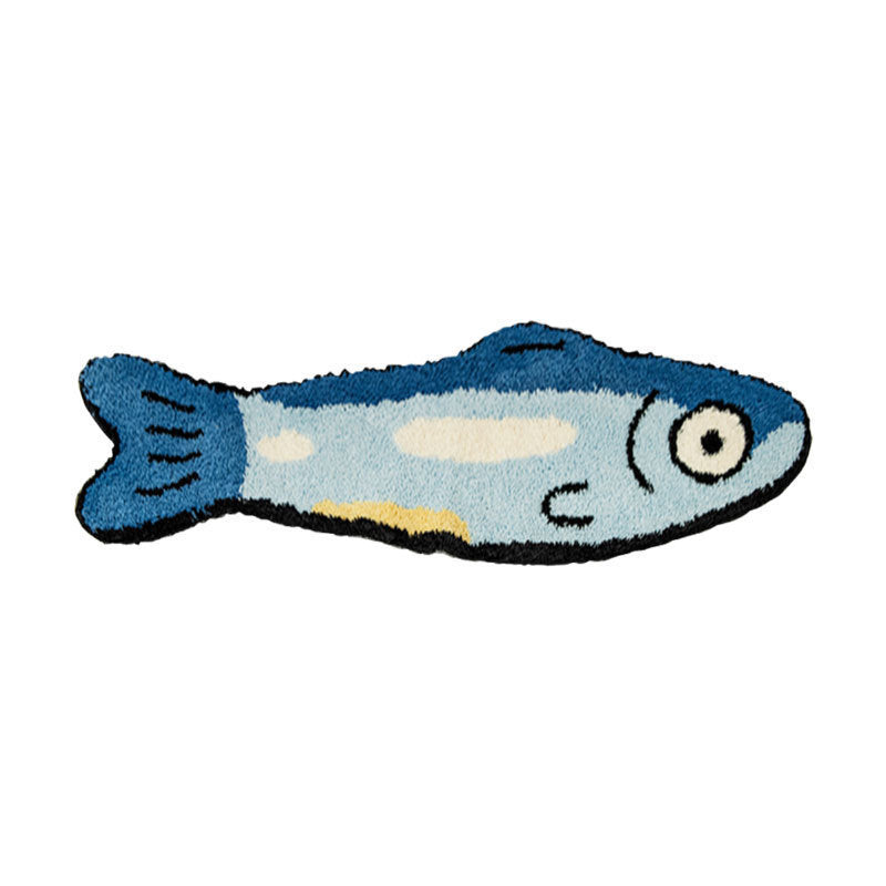 Playful Fish-Shaped Bath Mat Bowlift — product view 6