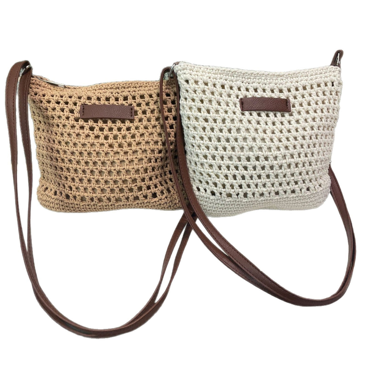 Hand-knotted shoulder bag in modern design LoungeYard — product view 5