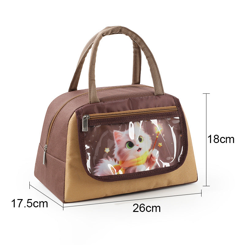 Multifunctional Cooler Bag with Transparent Viewing Window LoungeYard — product view 6