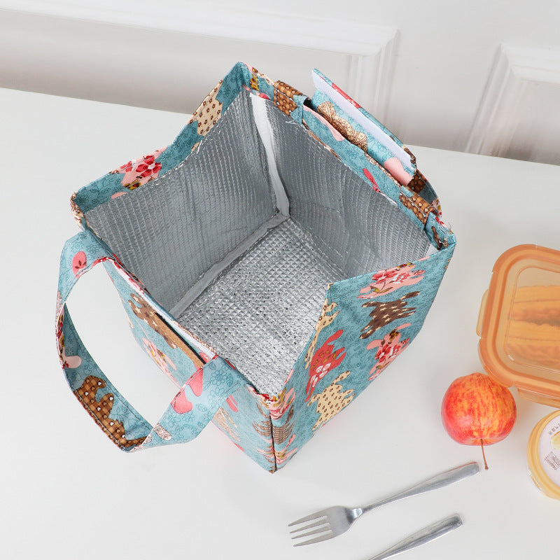 Floral Insulated Lunch Bag — product view 3