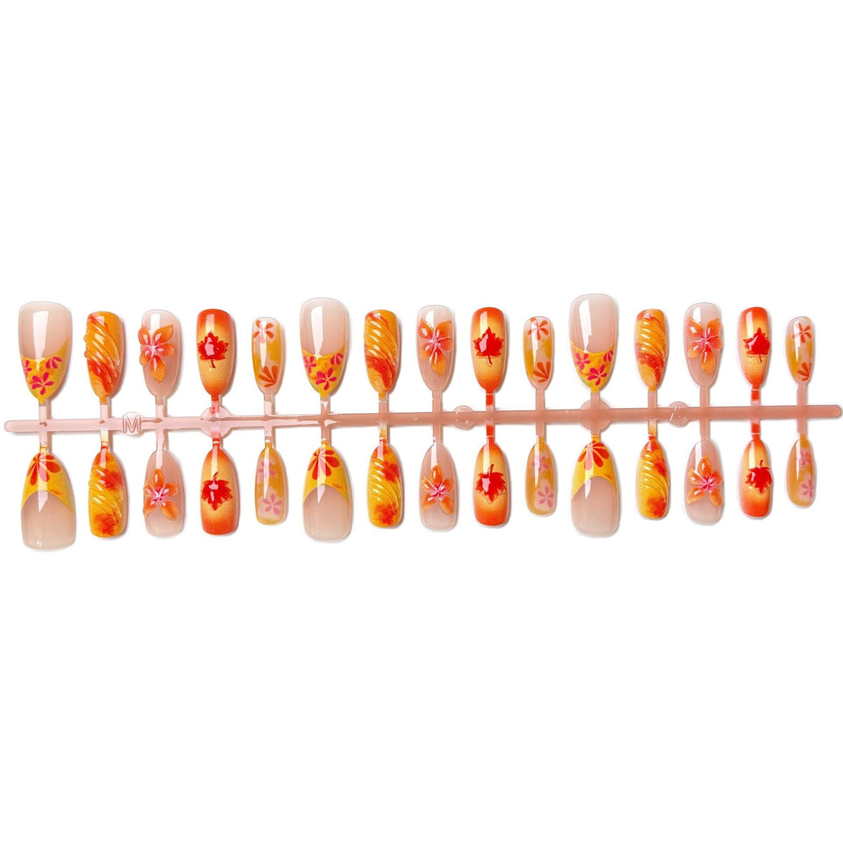 Artistic Floral Press-On Nail Set 1790746297 — product view 4