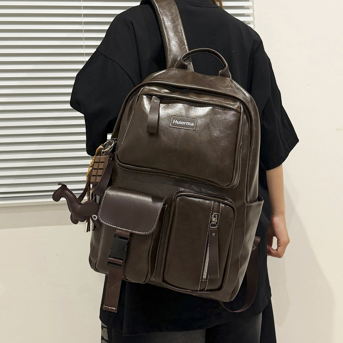 Multi-Compartment Functional Backpack LoungeYard — product view 2