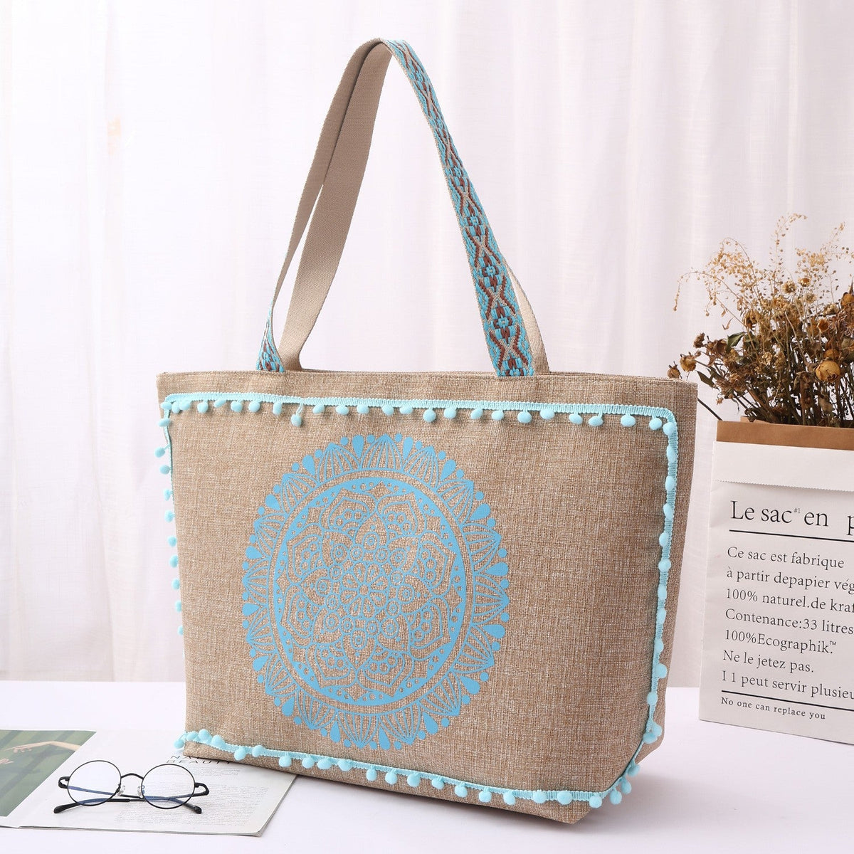 Decorative Tote Bag LoungeYard — product view 2