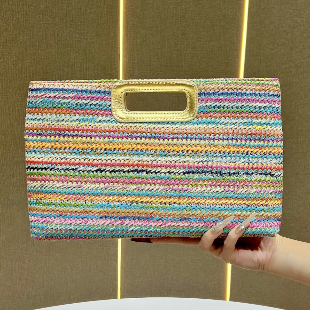 Woven Clutch Bag — product view 1