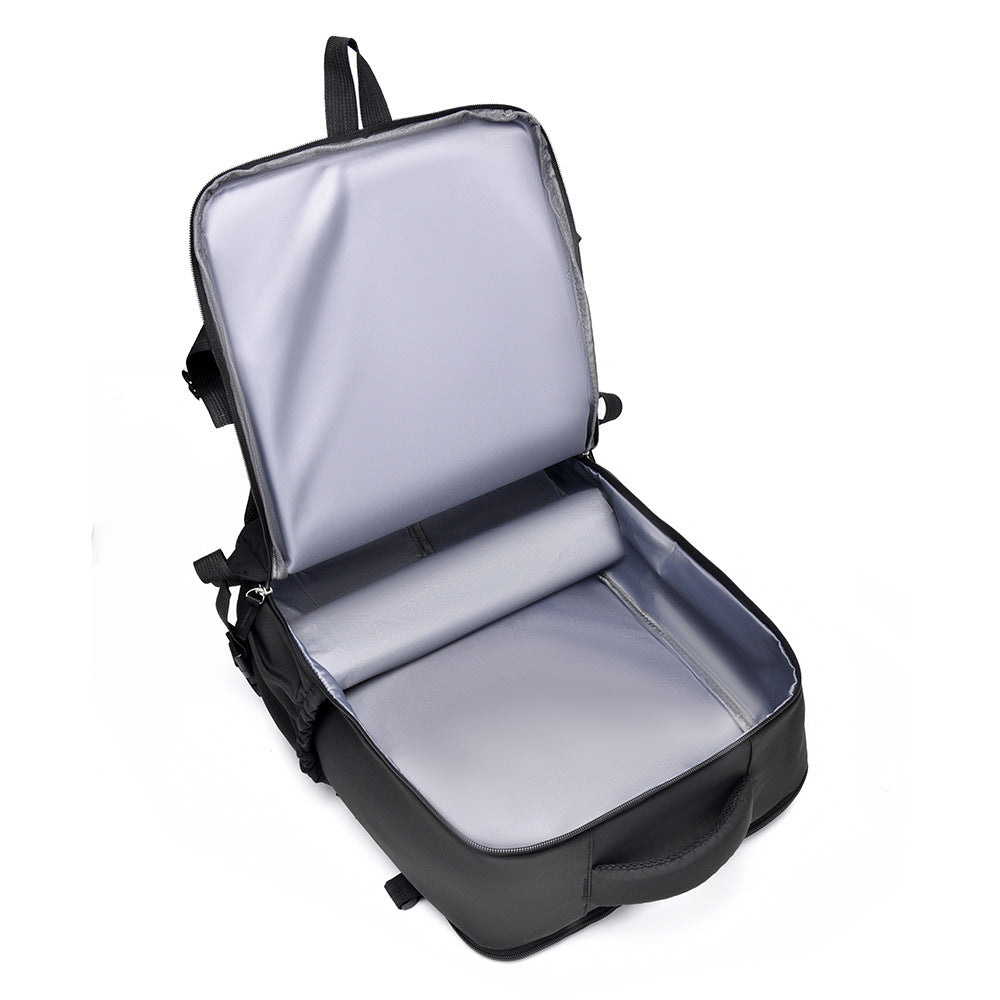 City Backpack with Multiple Compartments and Practical Carrying System LoungeYard — product view 3