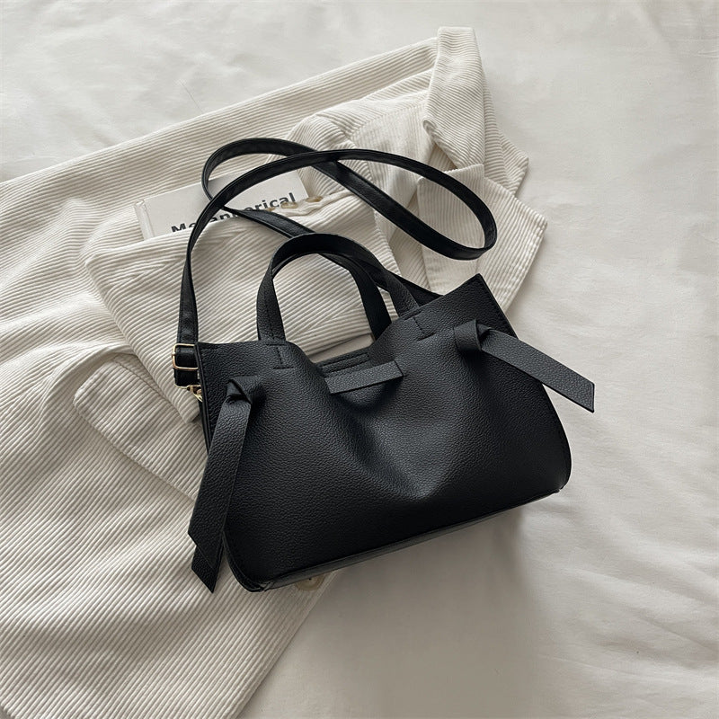 Structured Leather Crossbody Bag — product view 2