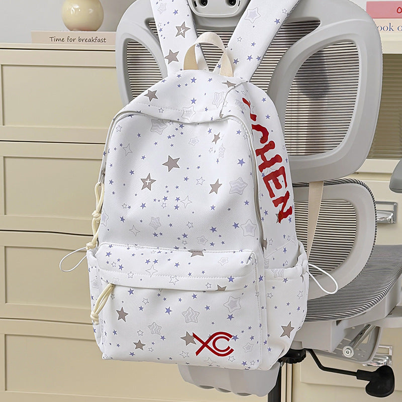 Bunny Ear Patterned School Backpack LoungeYard — product view 6