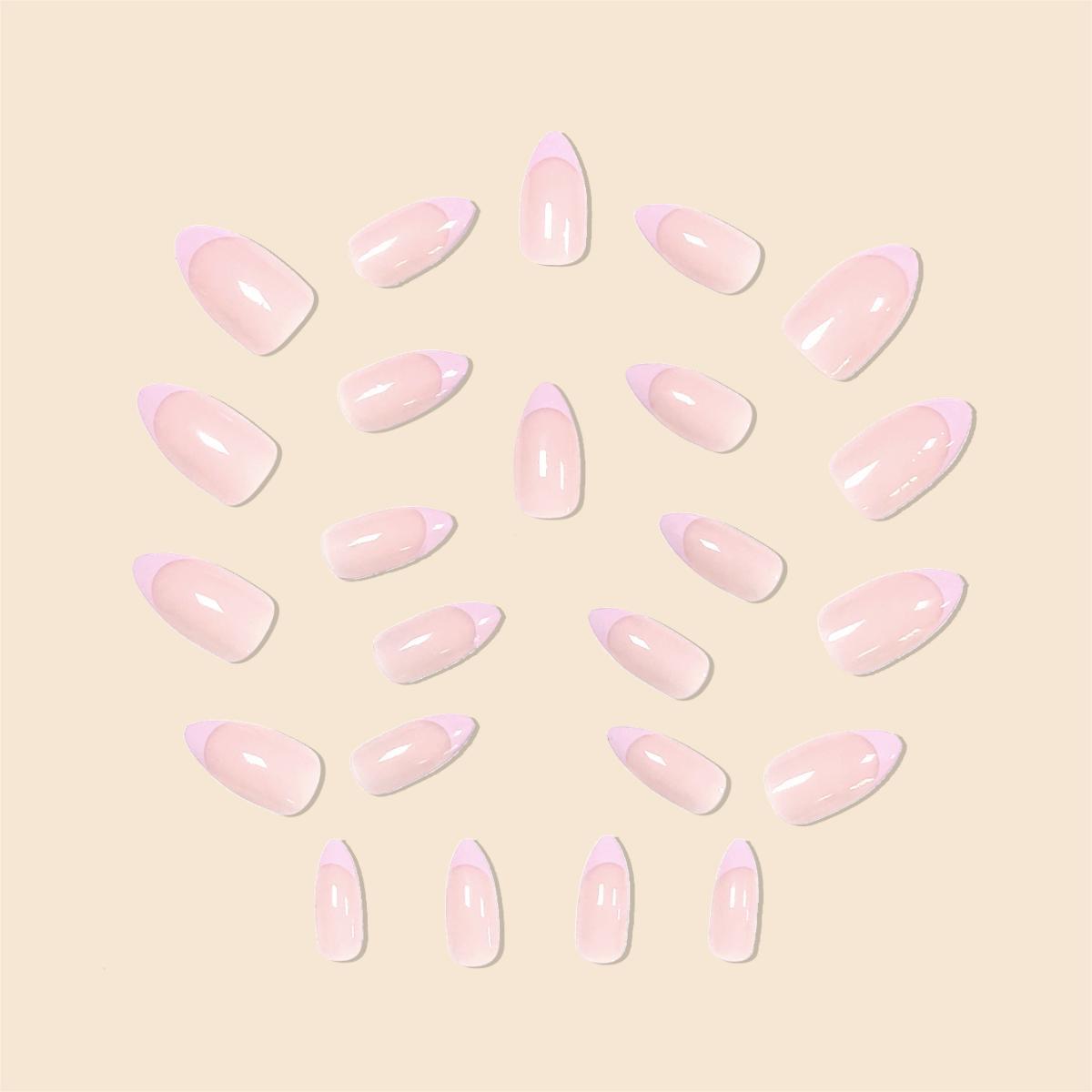 Elegant French Tip Nail Set — product view 2